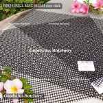 BBQ GRILL MAT MESH teflon non stick reusable black 30x40cm